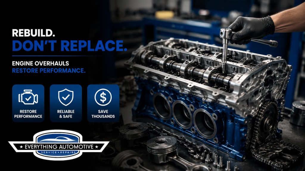 Jacksonville engine overhaul restoring high-mileage vehicle performance